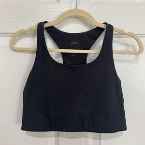 Girlfriend Collective Black Paloma  Racerback Bra Tank